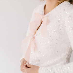 Sequin crop Jacket